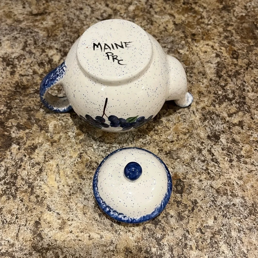 Mini Blueberry Individual Teapot Made in Maine